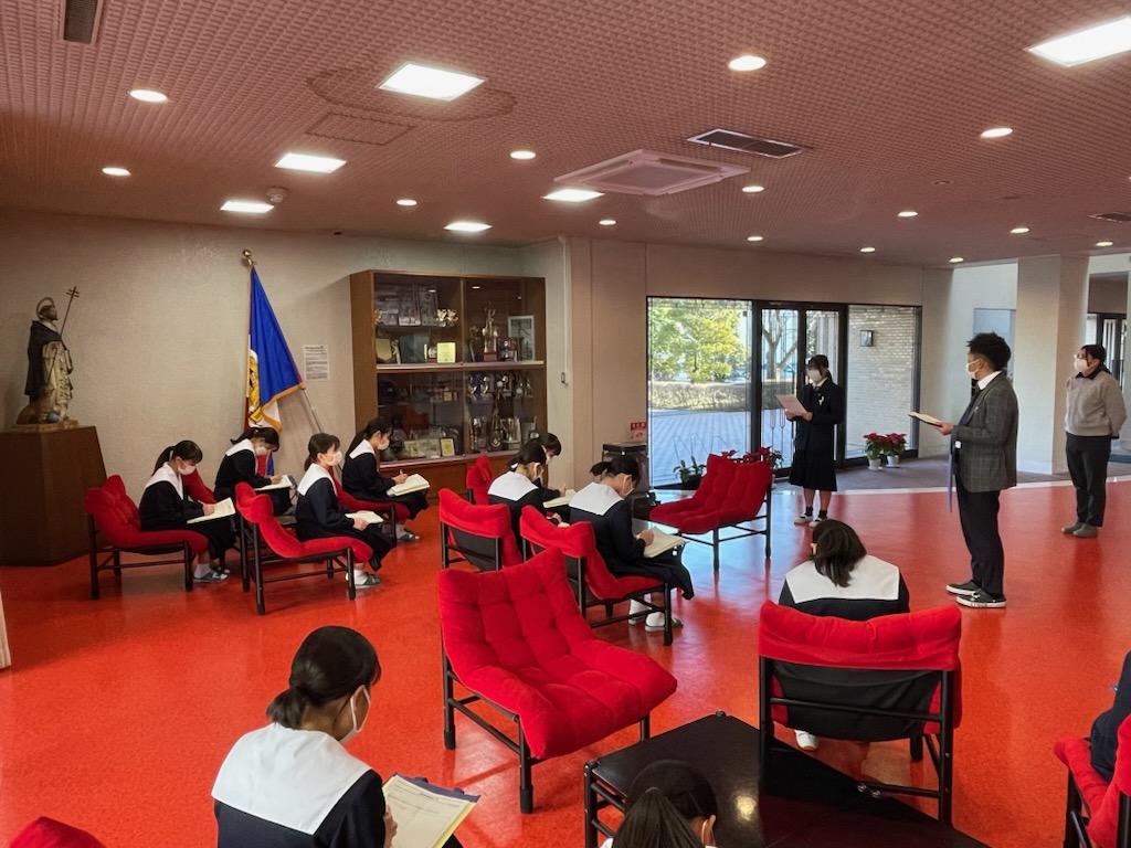 刈谷市立依佐美中学校の生徒が来校！ ニュース 光ヶ丘女子高等学校